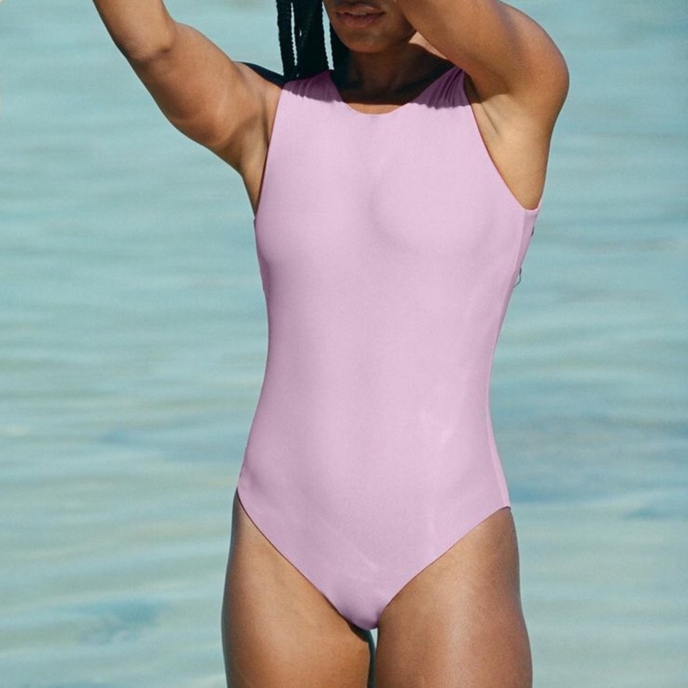 Andie Women's One Piece Swimsuit - Light Purple